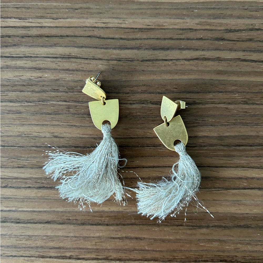 Madewell statement tassel earring